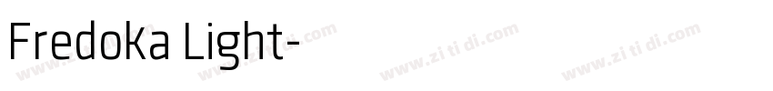 Fredoka Light字体转换